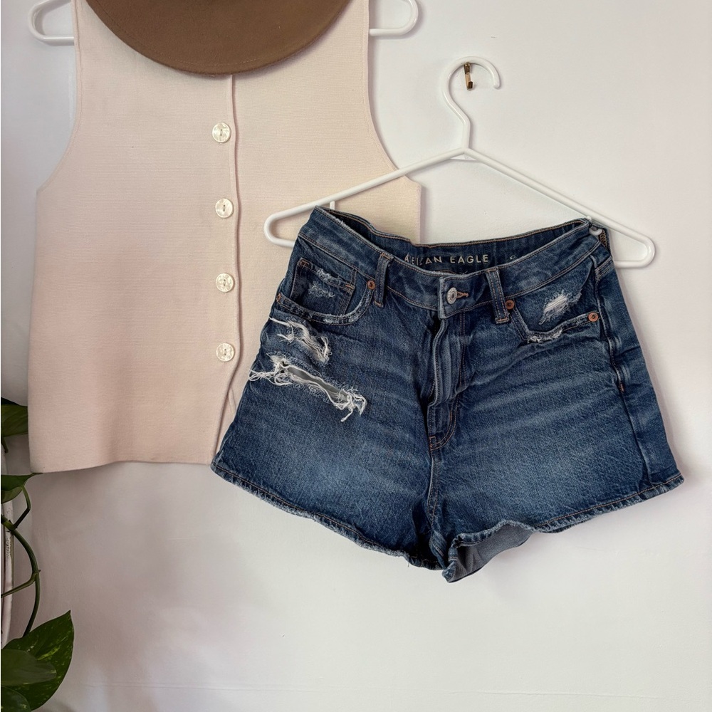 American Eagle Outfitters Blue Denim Shorts